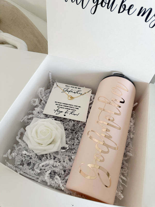 Godmother proposal box gift idea