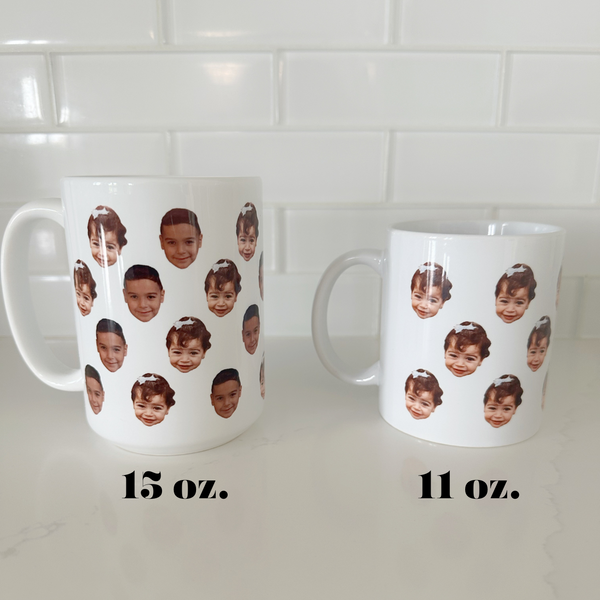 Custom baby face mug- Mother's Day Gift Idea