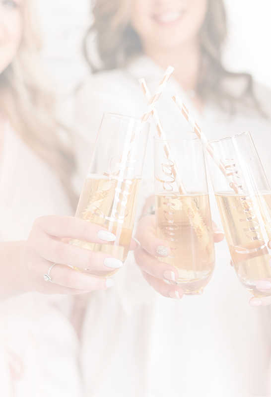 Shop personalized bridal gifts like our bridal flutes.