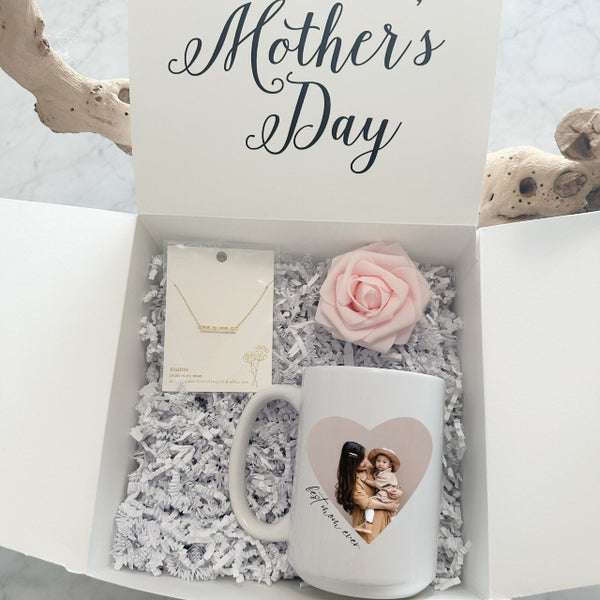 Mothers Day Gift box for new mom with mug