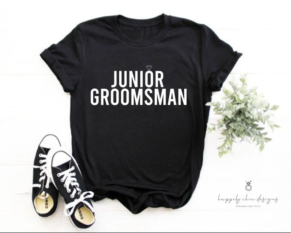 Junior groomsman proposal set- will you be my groomsman - junior groomsman tumbler shirt best man-jr. groomsmen proposal gift box idea