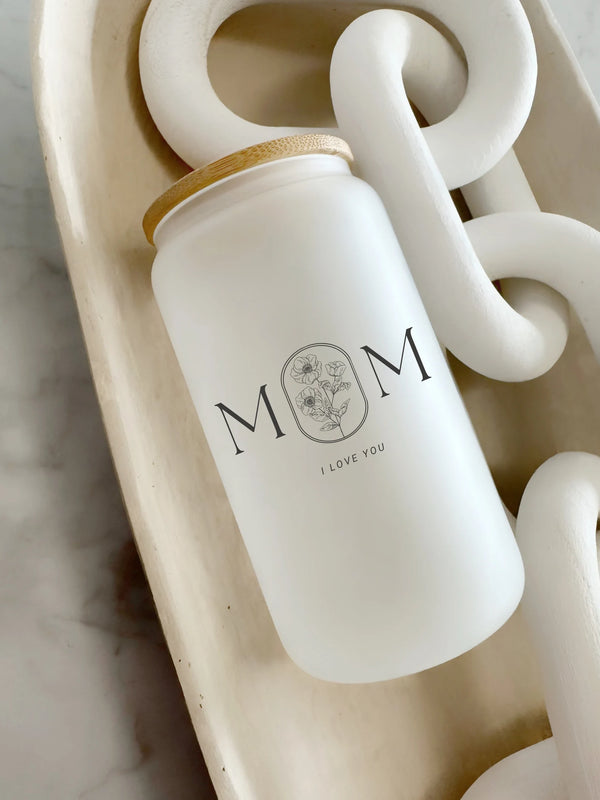 Mothers Day Gift box for new mom with frosted mom cup