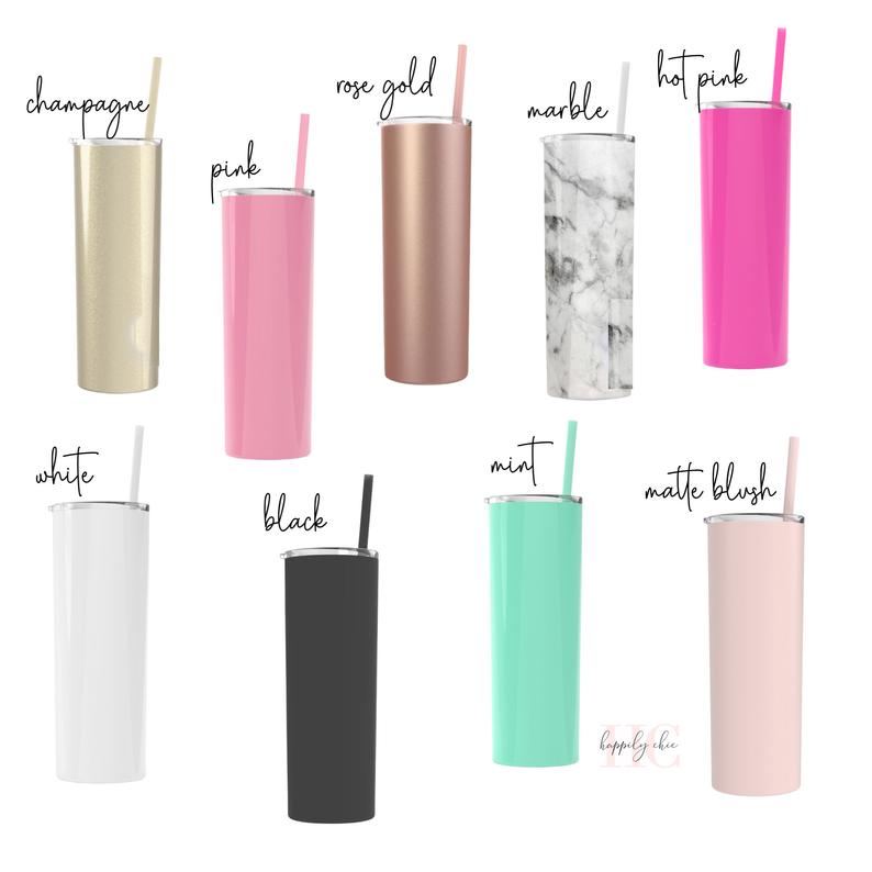 Personalized water bottle tumbler with straws- tumbler with name- custom water bottle tumbler- bachelorette tumblers for bridesmaids proposa