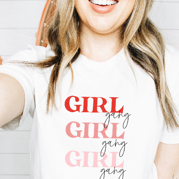 GIRL gang mommy and me valentines day matching shirts- Lover Babe valentines day shirt first valentines day t-shirt idea GALENTINES day shirt