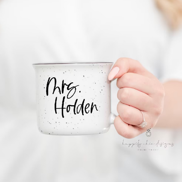 Personalized bride mrs mug- campfire bride mug- future mrs mug- bridal shower mug- engagement gift mug idea - mrs mug- wifey mug- mrs gifts