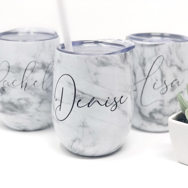 personalized bachelorette party wine tumblers- gift for bridesmaids- stainless steel wine tumblers- bridesmaid proposal gift idea- cups