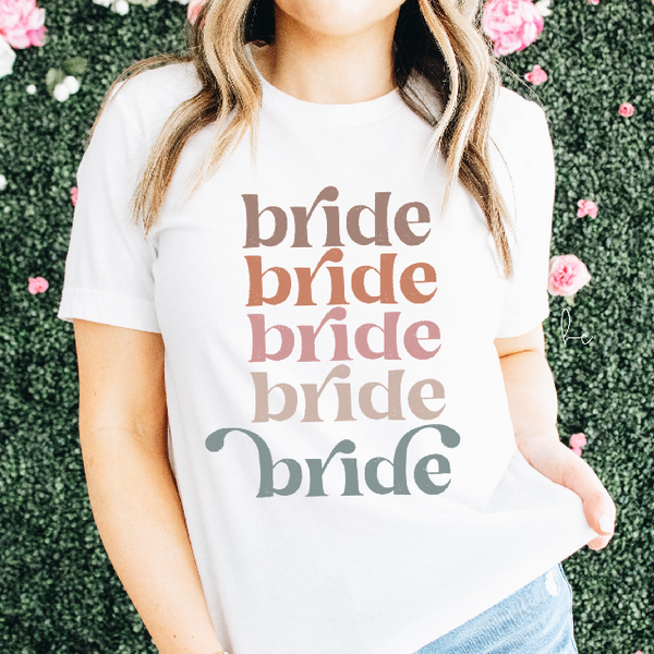 Boho bride retro shirt- bachelorette party shirt- future mrs bride tee- shirt for bride to be engagement gift idea- vintage bride shirts