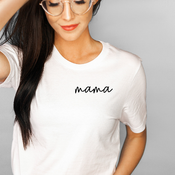 Mama shirt- mothers day t-shirts- gift for new mom- new mom shirt- gift for her- mommy tank top - baby announcement shirt- pregnancy shirt