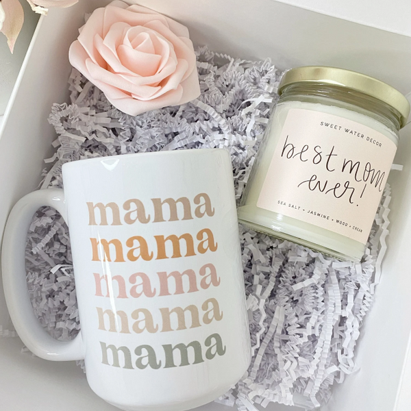 Rainbow mama mug Mommy gift box set- best mom ever new mom gift first mothers day baby shower gift idea- baby announcement pregnancy idea