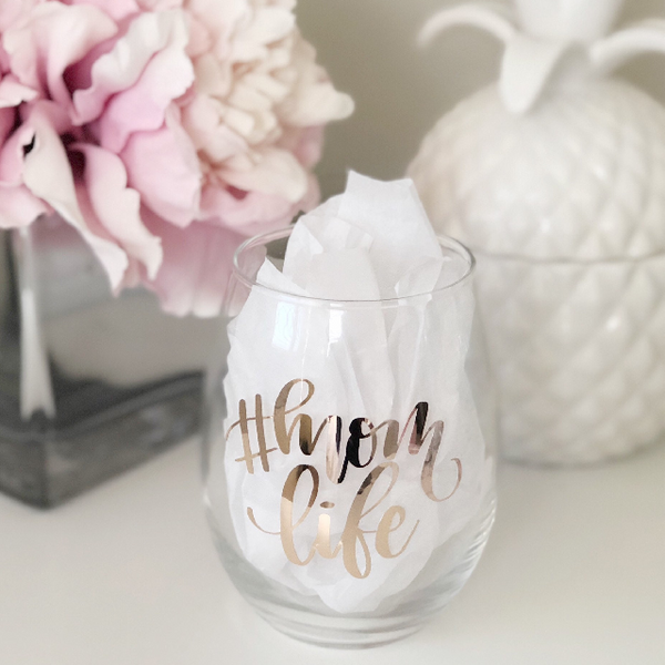 Mom life wine glass- mommy wine glass- gift for mom- new mom wine glass- funny wine glass- mom life - Mother's Day gift idea- mommy mugs-