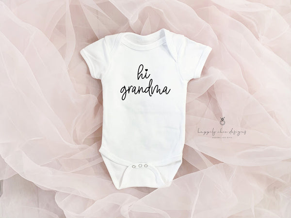 Promoted to grandma - baby Annoucement pregnancy annoucement to parents- we are pregnant baby brewing grandparents grandpa best moms get