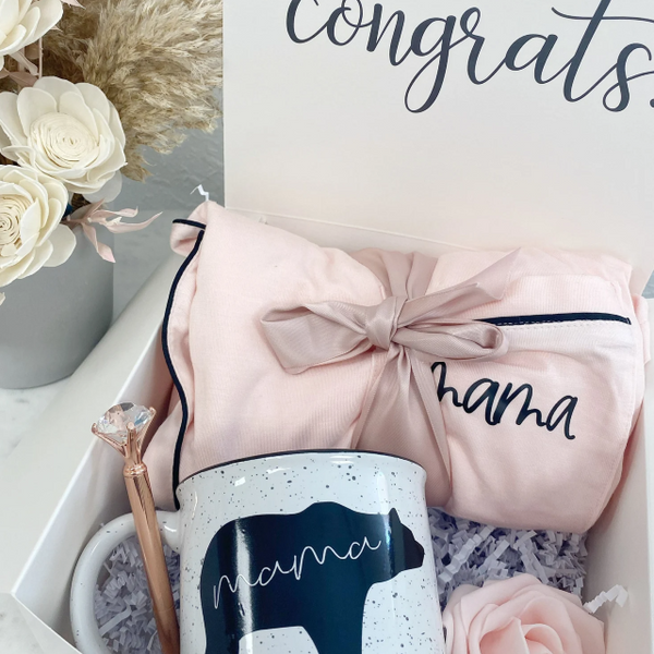 Mama bear mug Mommy pajama gift box set- new mom mothers day gift idea- baby shower gift idea- baby announcement pregnancy idea for mom