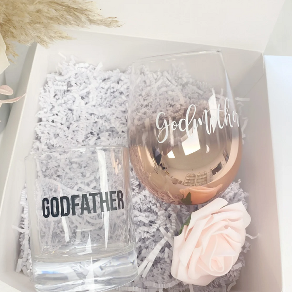 Will you be my godmother gift- godparents proposal gift baby announcement idea- fairy godmother tumbler- aunt gift- godfather whiskey glass  Bestseller